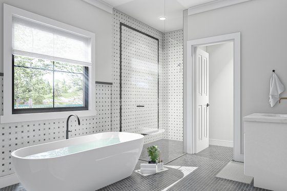 Interior - Master Bathroom for Farmhouse House Plan #455-238 - 4 bed, 3 bath