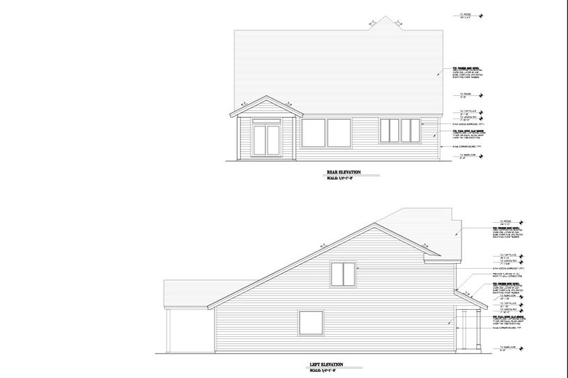 Dream House Plan - Exterior - Other Elevation 1 for Craftsman House Plan #53-701 - 6 bed, 2.5 bath