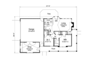 Farmhouse Style House Plan - 2 Beds 1 Baths 801 Sq/Ft Plan #57-340 