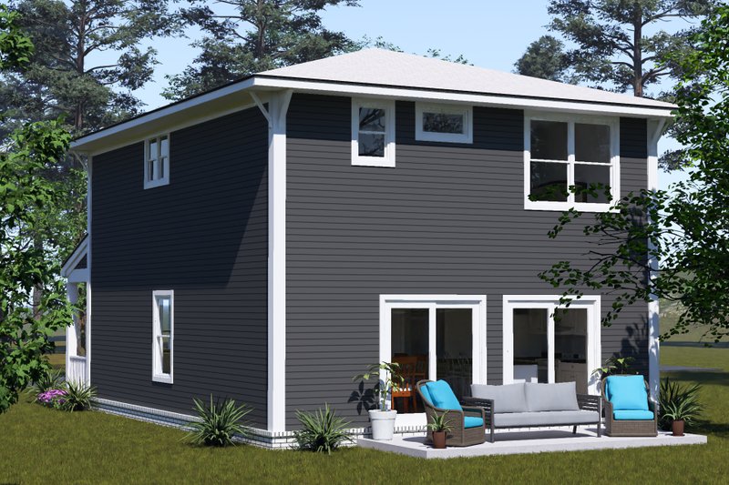 Architectural House Design - Exterior - Other Elevation 1 for Modern House Plan #513-2463 - 3 bed, 2.5 bath