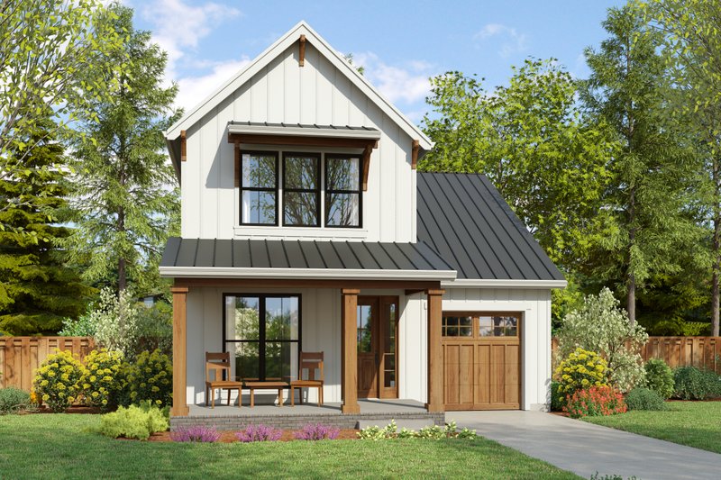House Design - Exterior - Front Elevation 3 for Farmhouse House Plan #48-1074 - 4 bed, 2.5 bath