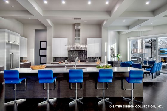 Interior - Kitchen 1 for Contemporary House Plan #930-513 - 5 bed, 5.5 bath