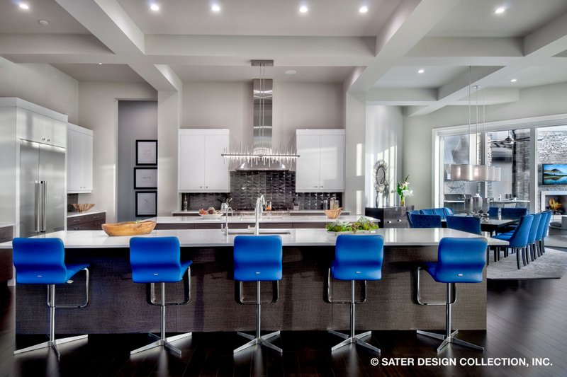 Architectural House Design - Interior - Kitchen 1 for Contemporary House Plan #930-513 - 5 bed, 5.5 bath