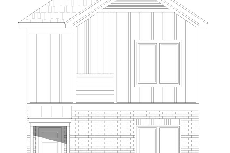 Home Plan - Exterior - Front Elevation 3 for Traditional House Plan #932-398 - 3 bed, 2.5 bath