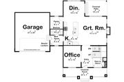 Modern Style House Plan - 3 Beds 2.5 Baths 2219 Sq/Ft Plan #455-585 