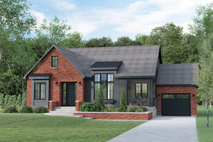 Farmhouse Exterior - Front Elevation Plan #25-4993