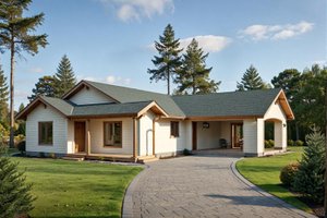 Traditional Exterior - Front Elevation Plan #117-286