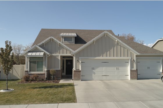 Exterior - Front Elevation 5 for Craftsman House Plan #1060-50 - 4 bed, 3 bath