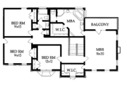 Country Style House Plan - 4 Beds 2.5 Baths 3205 Sq/Ft Plan #15-218 