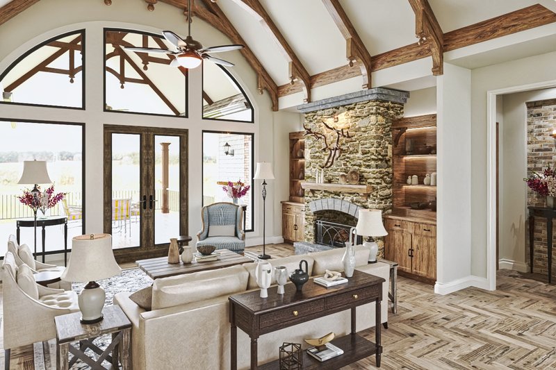 Home Plan - Interior - Dining Room 1 for Craftsman House Plan #54-729 - 4 bed, 4 bath