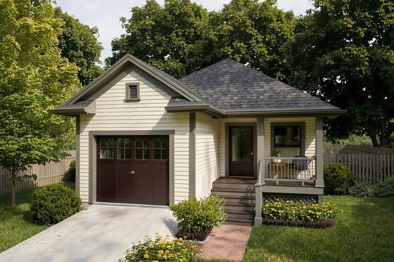 Exterior - Front Elevation for Traditional House Plan #79-149 - 3 bed, 2 bath