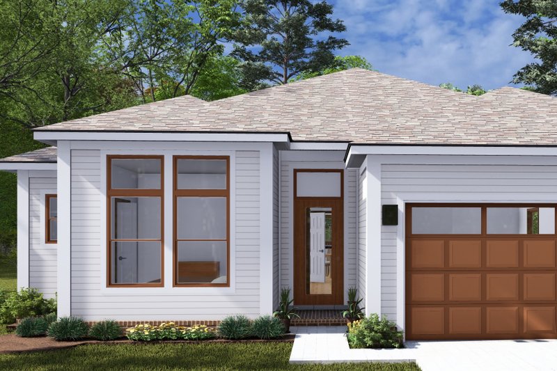 Architectural House Design - Exterior - Other Elevation 4 for Modern House Plan #513-2282 - 4 bed, 3 bath