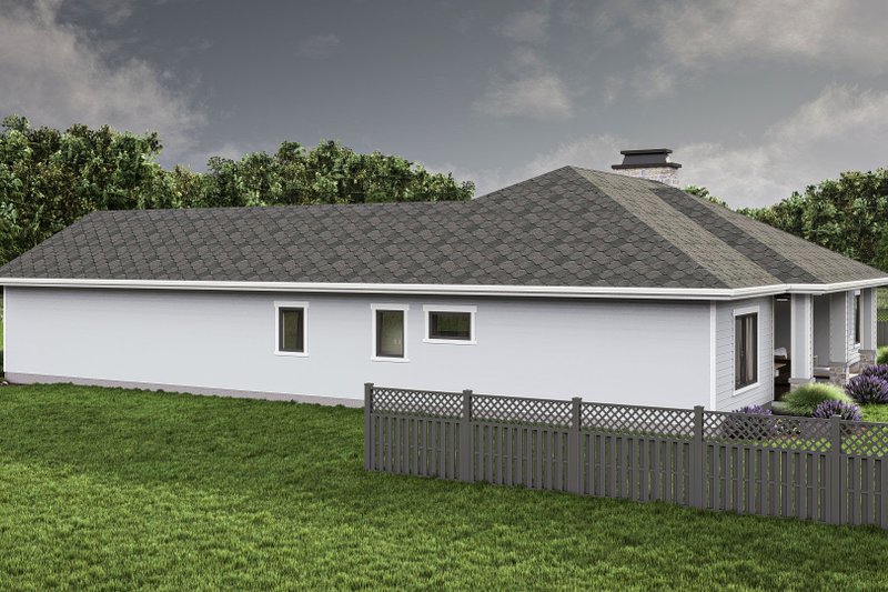 Architectural House Design - Exterior - Other Elevation for Traditional House Plan #455-436 - 3 bed, 2 bath