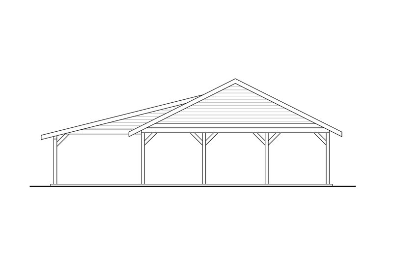 Dream House Plan - Exterior - Rear Elevation for Traditional House Plan #124-1333, 0 bath