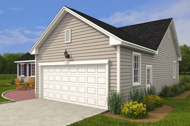 Home Plan - Exterior - Other Elevation 1 for Ranch House Plan #1082-7 - 3 bed, 2 bath