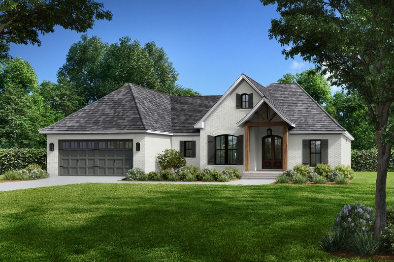 Dream House Plan - Exterior - Front Elevation 3 for European House Plan #430-89 - 3 bed, 2 bath
