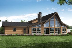 Home Plan - Cabin Exterior - Front Elevation Plan #124-1183