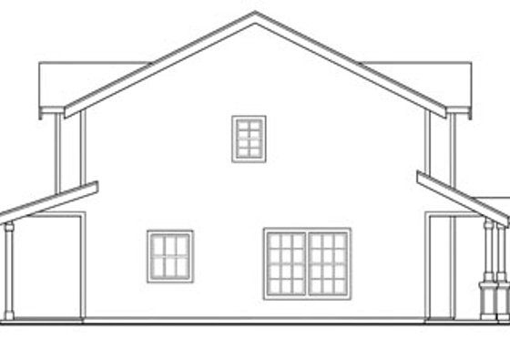 Exterior - Other Elevation for Craftsman House Plan #124-812 - 4 bed, 3 bath