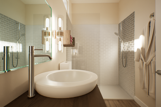 Interior - Bathroom for Contemporary House Plan #48-1097 - 1 bed, 1 bath