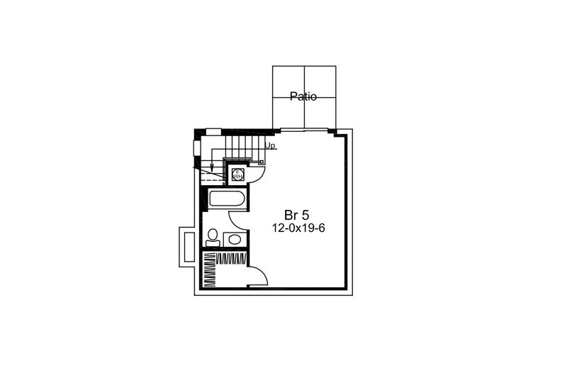Home Plan - 3300 square foot 5 bedroom country plan with apartment