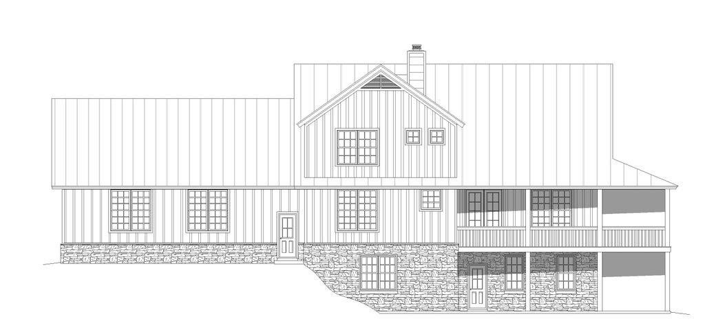 Southern Style House Plan - 3 Beds 2.5 Baths 2484 Sq/Ft Plan #932-580 ...