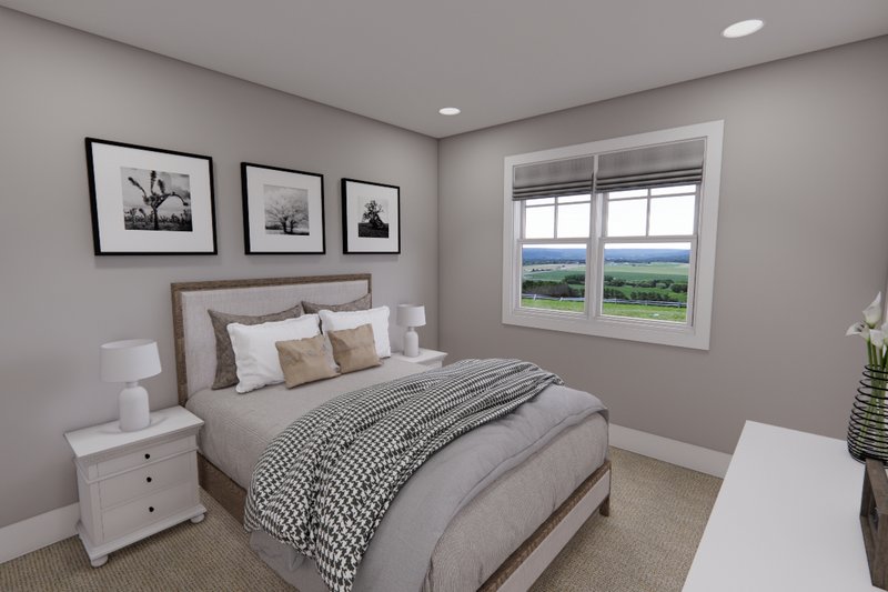 Dream House Plan - Interior - Bedroom 3 for Farmhouse House Plan #51-1248 - 4 bed, 3 bath
