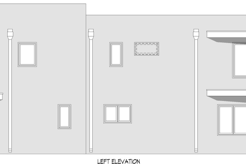 House Plan Design - Exterior - Other Elevation 1 for Modern House Plan #932-1113 - 4 bed, 3.5 bath