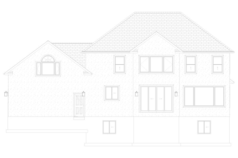 Home Plan - Exterior - Rear Elevation 2 for Traditional House Plan #1060-268 - 3 bed, 2.5 bath