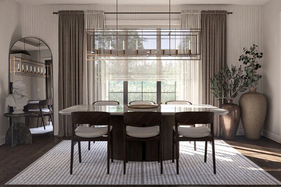 Interior - Dining Room 1 for Victorian House Plan #455-376 - 3 bed, 2.5 bath