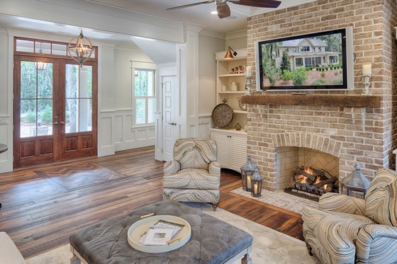 Interior - Entry for Southern House Plan #928-316 - 3 bed, 4 bath