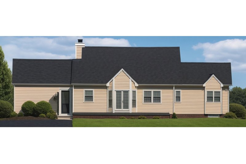 Dream House Plan - Exterior - Front Elevation 3 for Colonial House Plan #3-239 - 3 bed, 2 bath