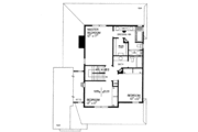 European Style House Plan - 3 Beds 2.5 Baths 1772 Sq/Ft Plan #72-113 