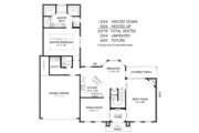 Traditional Style House Plan - 3 Beds 2.5 Baths 2079 Sq/Ft Plan #424-308 