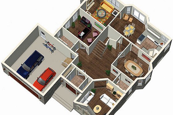 Photo for European House Plan #25-4179 - 4 bed, 2.5 bath