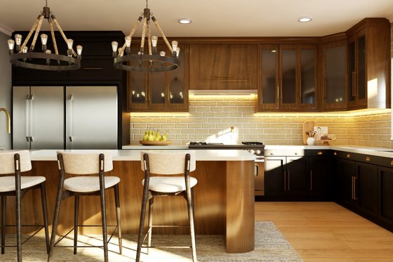 Interior - Kitchen for Barndominium House Plan #1064-382 - 2 bed, 2.5 bath