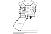 European Style House Plan - 3 Beds 3.5 Baths 3692 Sq/Ft Plan #70-958 