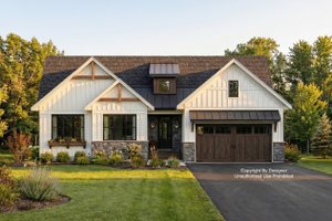 Farmhouse Exterior - Front Elevation Plan #51-1236