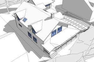 Bungalow Exterior - Other Elevation Plan #528-2