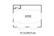 Country Style House Plan - 0 Beds 0.5 Baths 616 Sq/Ft Plan #1064-57 