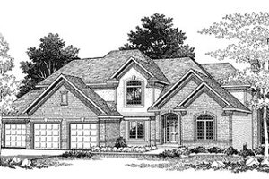 Traditional Exterior - Front Elevation Plan #70-450