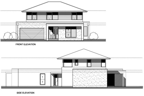 Exterior - Other Elevation 8 for Modern House Plan #496-25 - 4 bed, 2.5 bath