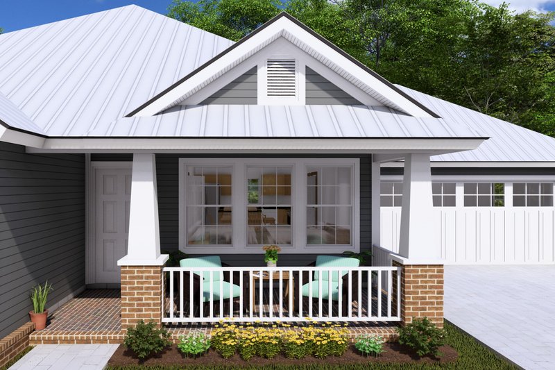 Home Plan - Exterior - Other Elevation 3 for Cottage House Plan #513-2044 - 3 bed, 2 bath