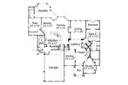 Mediterranean Style House Plan - 6 Beds 6.5 Baths 6166 Sq/Ft Plan #411-624 