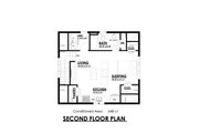 Craftsman Style House Plan - 1 Beds 1 Baths 775 Sq/Ft Plan #30-371 Floor 