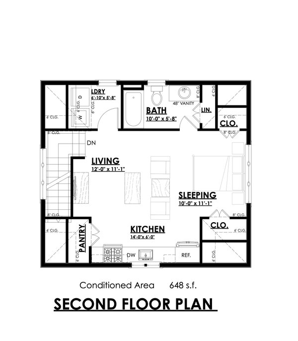 Dream House Plan - Craftsman Floor Plan - Upper Floor Plan #30-371