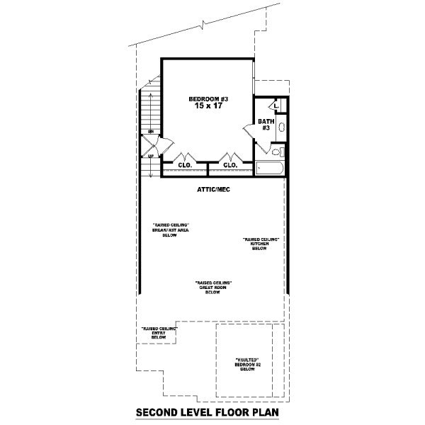 European Floor Plan - Upper Floor Plan #81-13656