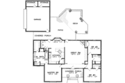 Traditional Style House Plan - 3 Beds 2 Baths 1983 Sq/Ft Plan #8-106 