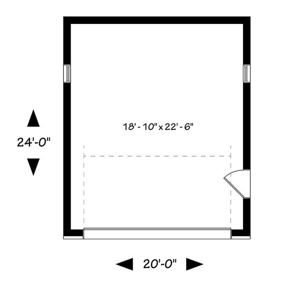 Architectural House Design - Contemporary Floor Plan - Main Floor Plan #23-2635