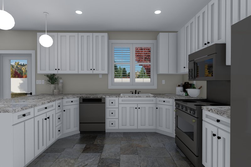 House Plan Design - Interior - Kitchen 1 for Traditional House Plan #1060-105 - 4 bed, 2.5 bath