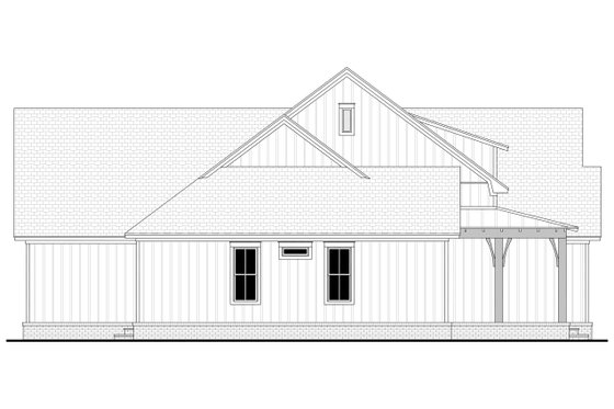 Exterior - Other Elevation for Farmhouse House Plan #430-244 - 3 bed, 2.5 bath